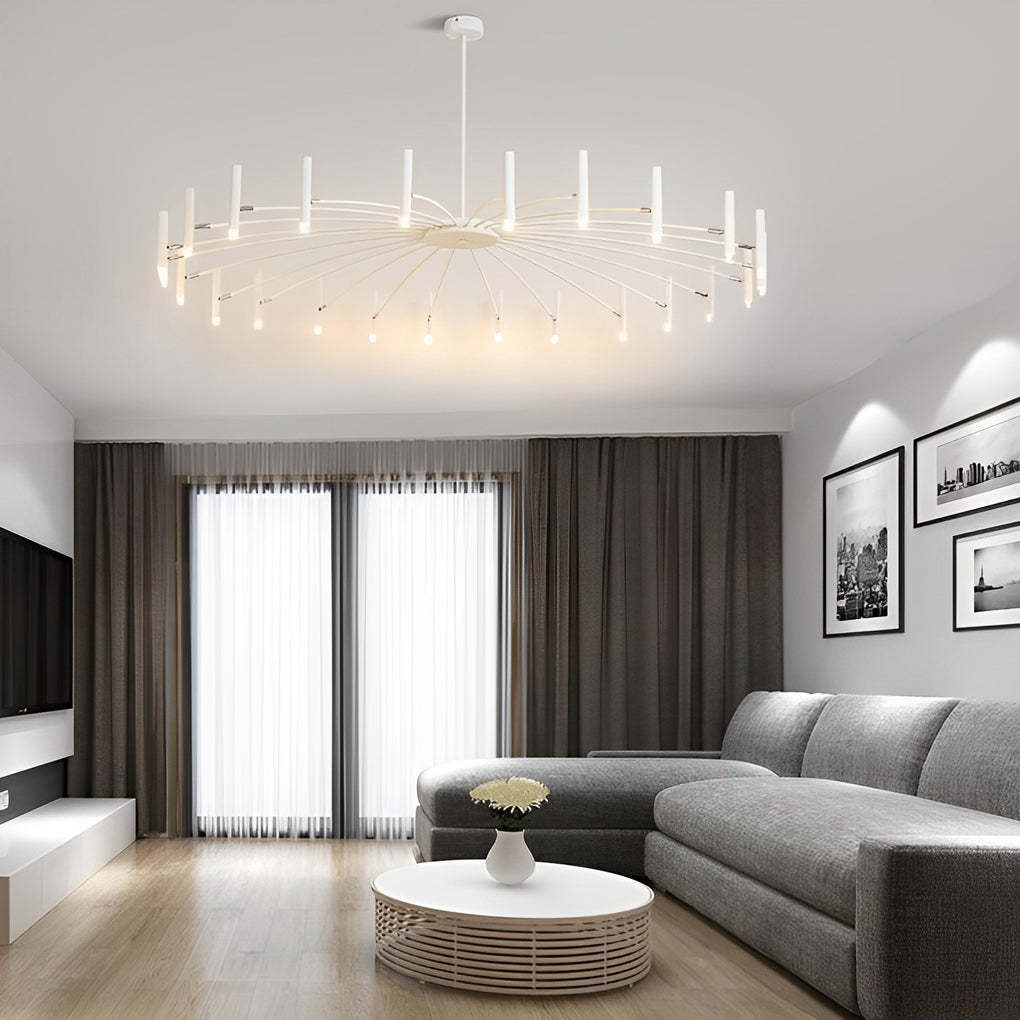 Irregular 3D Stainless Steel Ball Postmodern Pendant