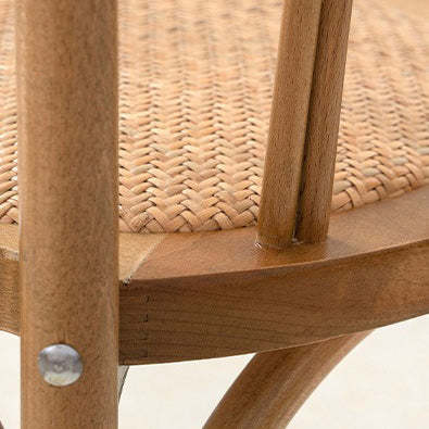 Vintage Crossover Wood Dining Chair