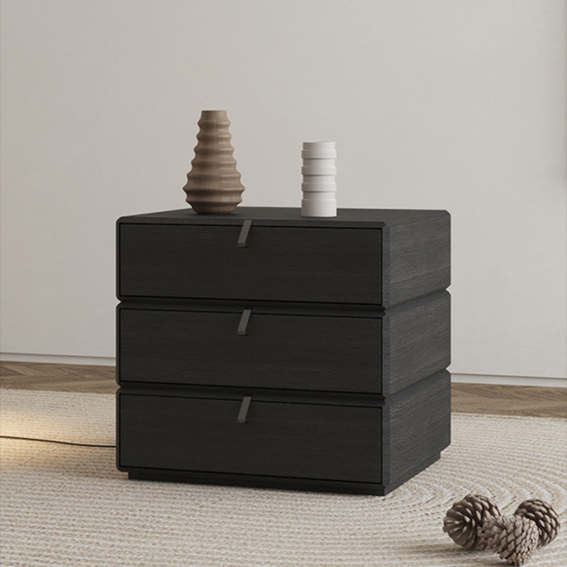 Nordic Wood Rotatable 3-Drawer Nightstand