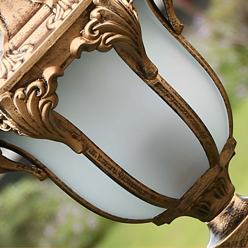 Traditional European-Style LED Outdoor Pathway Lamp Post - Durable & Waterproof-Lighom