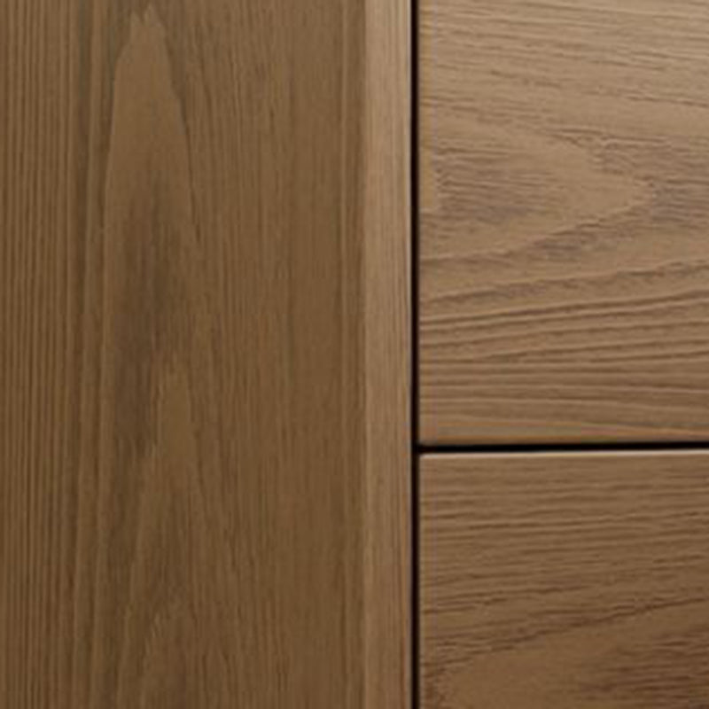 Modern Rubber Wood Bedside Nightstand