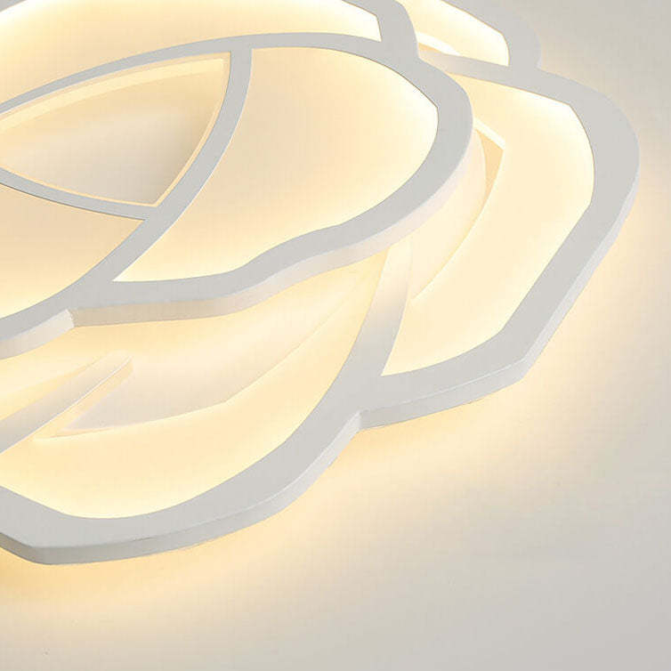 Modern Rose LED Flush Mount Light — Infinitely Dimmable / 220V-240V For UK/AU