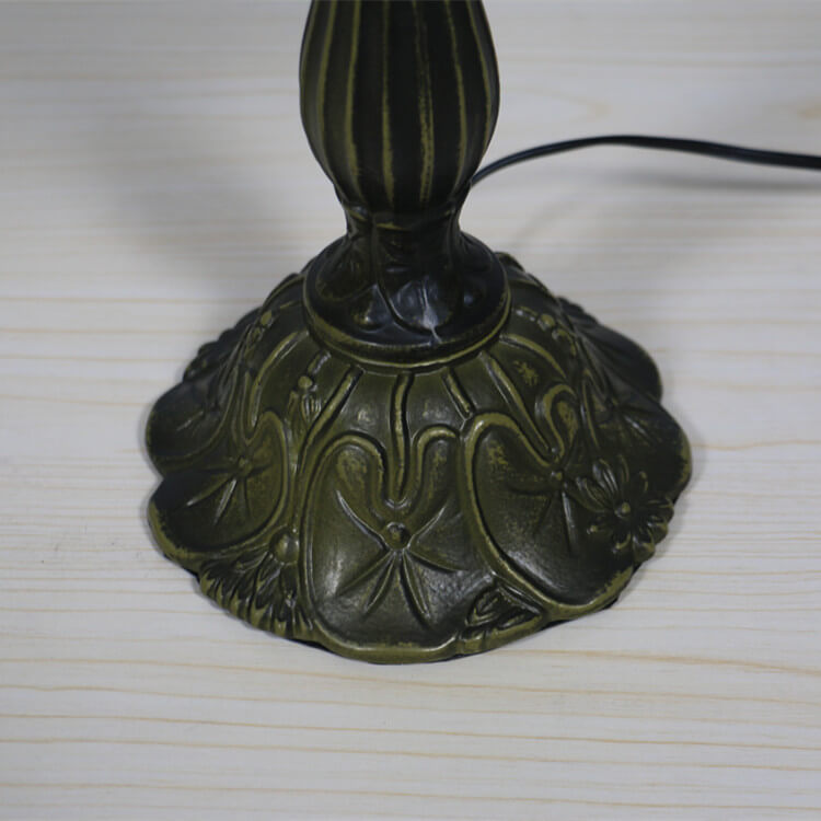 Tiffany Retro Lotus Resin Stained Glass Lamp