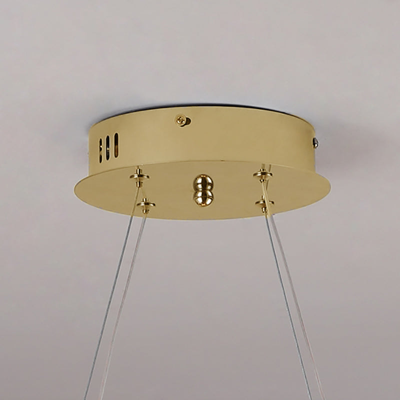 Nordic Acrylic Bending Tube Island LED Chandelier — Neutral Light (4000K) / Straight Line Tube / 220V-240V For UK/AU