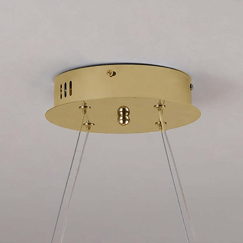 Nordic Acrylic Bending Tube Island LED Chandelier — Neutral Light (4000K) / Straight Line Tube / 220V-240V For UK/AU
