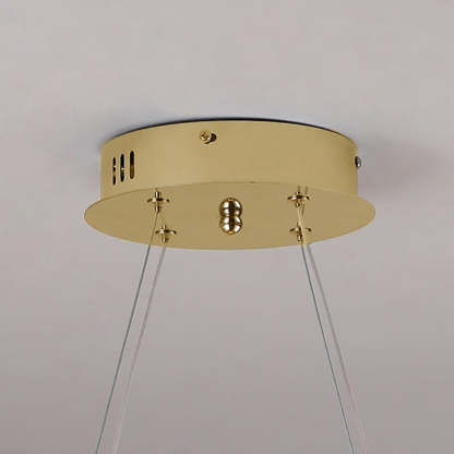 Nordic Acrylic Bending Tube Island LED Chandelier — Neutral Light (4000K) / Straight Line Tube / 220V-240V For UK/AU