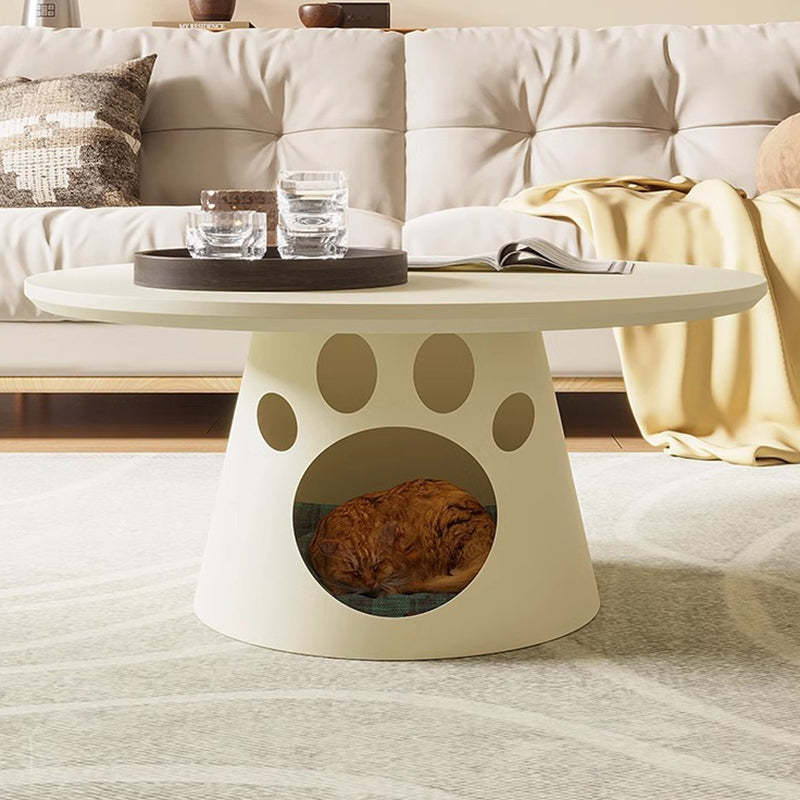 Lighom faux paw iron coffee tables for living room — 27.56" Dia