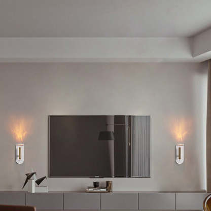 Industrial Flame Light Shadow Rotatable LED Wall Sconce