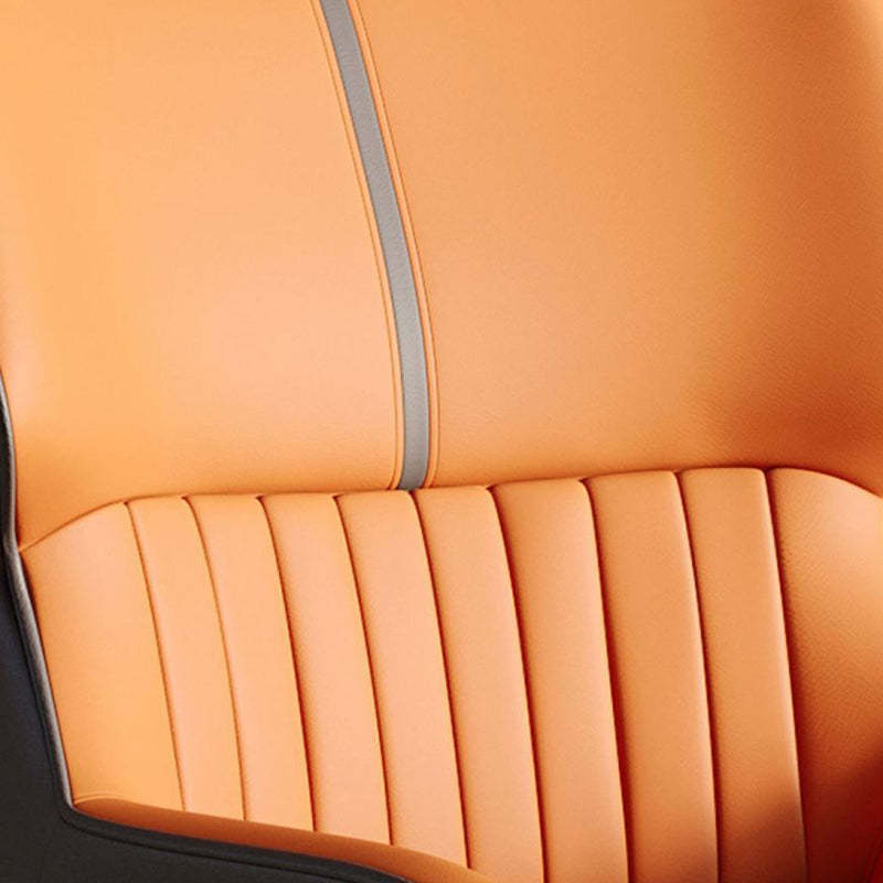 Minimalist Steel Leather Dining Chair