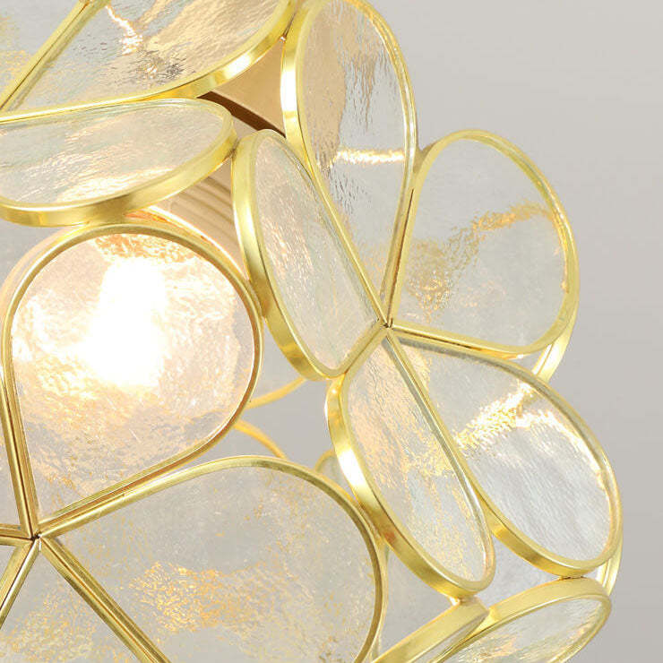 New Japanese Manual Petal Aisle Ceiling Light