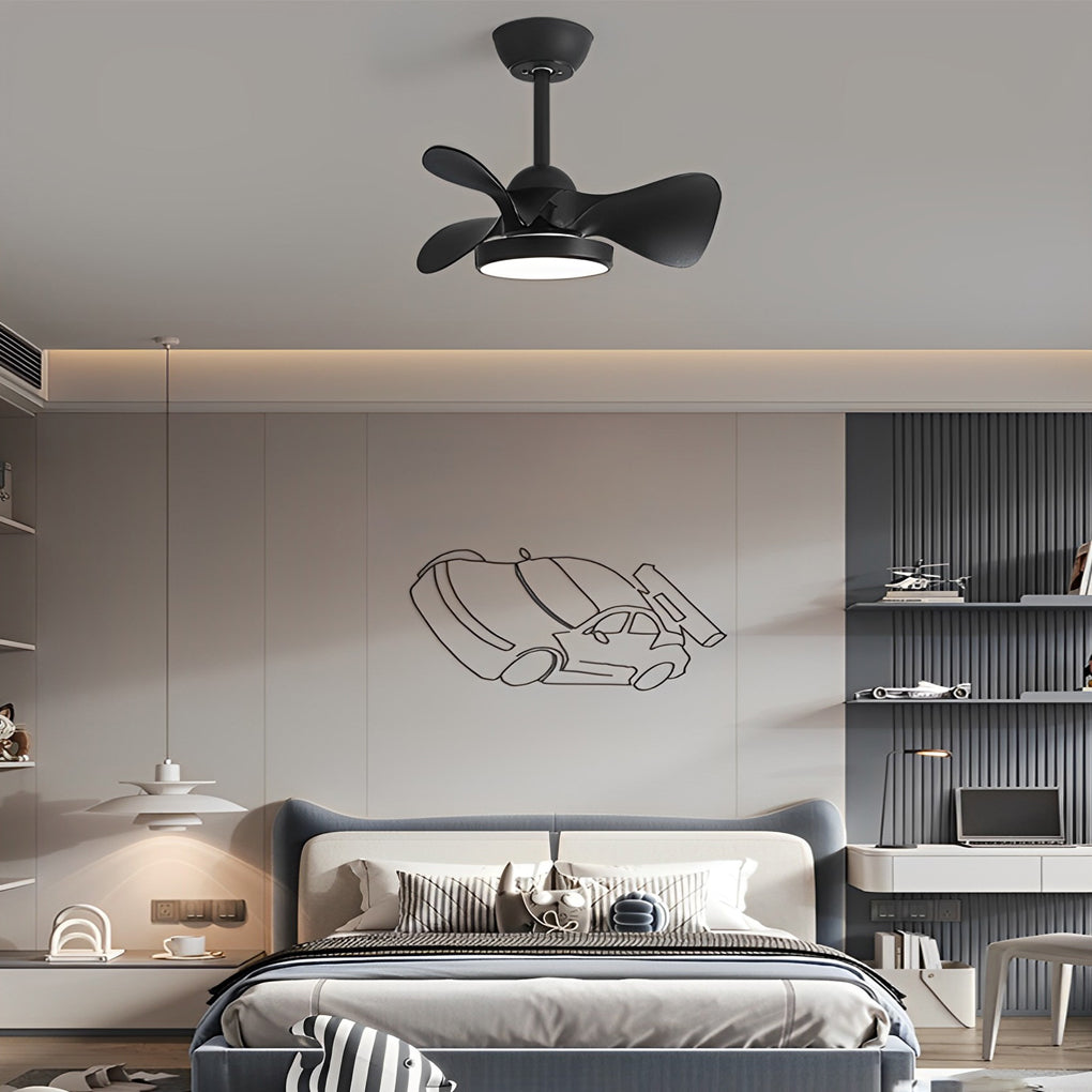 3-Blade Mute LED Dimmable Inverter Nordic Ceiling Fan