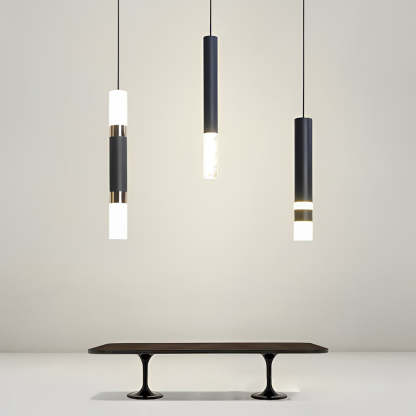 Minimalist LED Black Nordic Kitchen Island Pendant