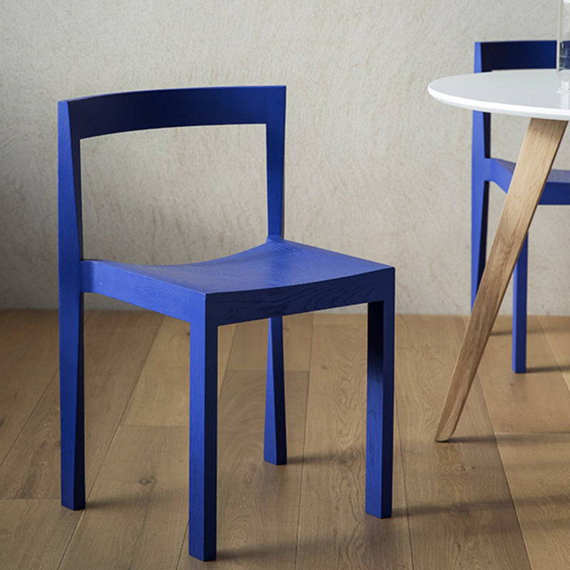 Minimalist Rectangular Wood Chair