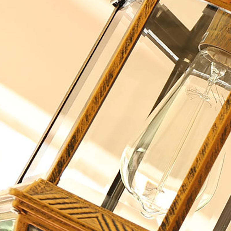 Retro Hexagonal Lantern Aluminum Waterproof