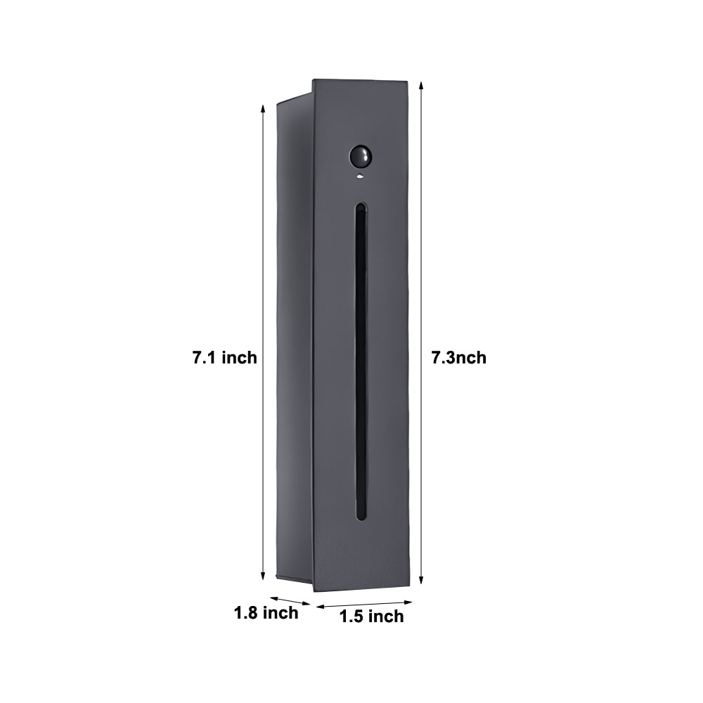 Vertical Motion Sensor LED Stair Light Wall Recessed Contemporary Lighting For Indoor and Outdoor Steps-Lighom