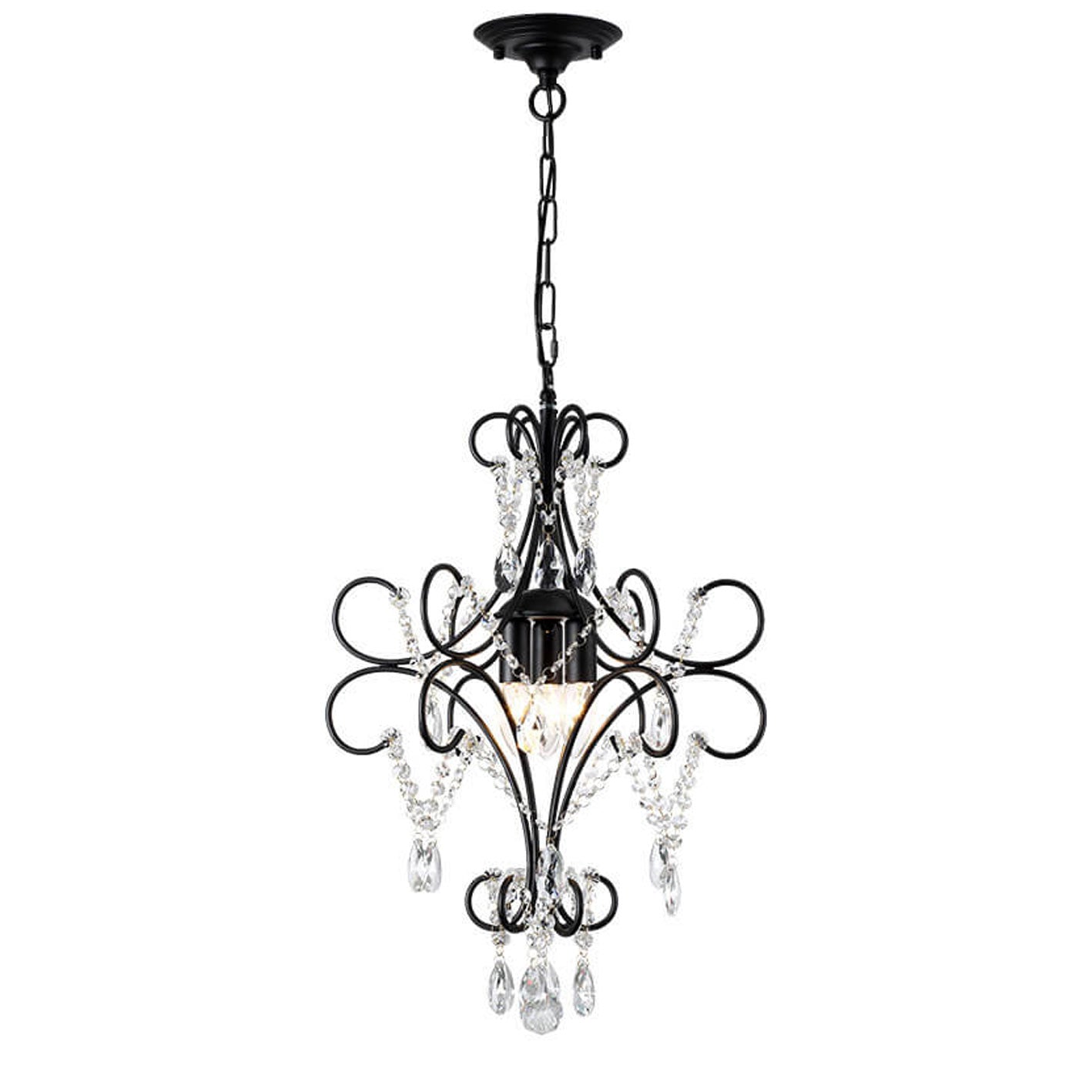 Vintage Luxe Crystal Candle Chandelier — 3 Lights / Bronze / 220V-240V For UK/AU
