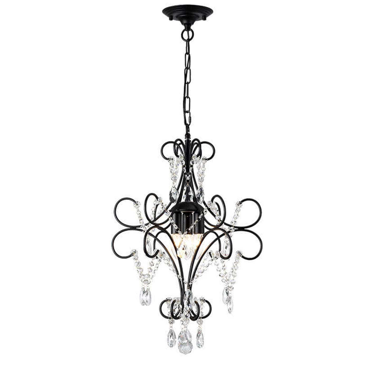 Vintage Luxe Crystal Candle Chandelier — 3 Lights / Bronze / 220V-240V For UK/AU