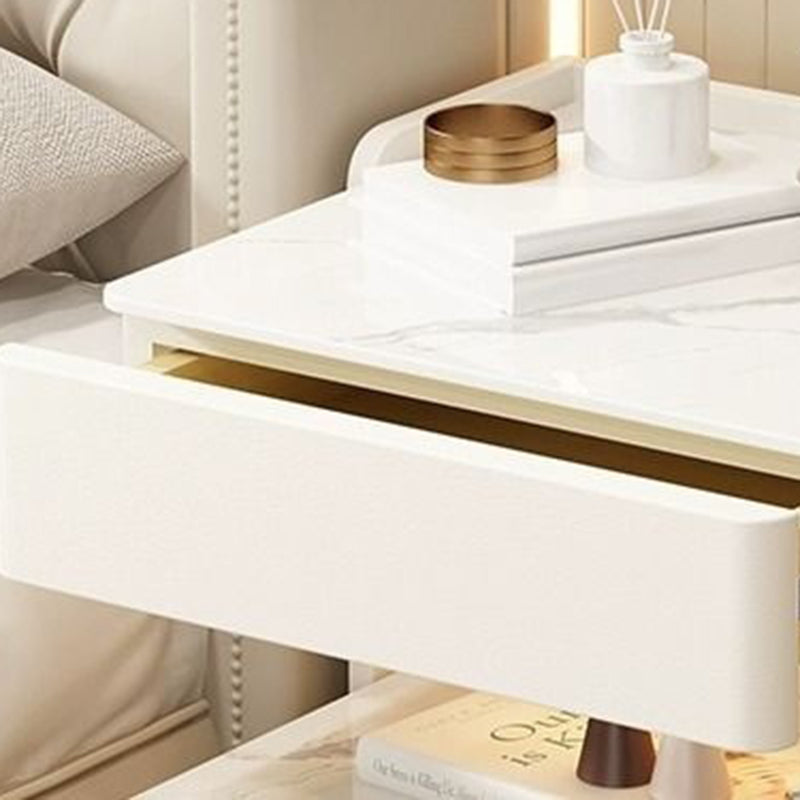 Contemporary Rock Nightstand 2-Drawer