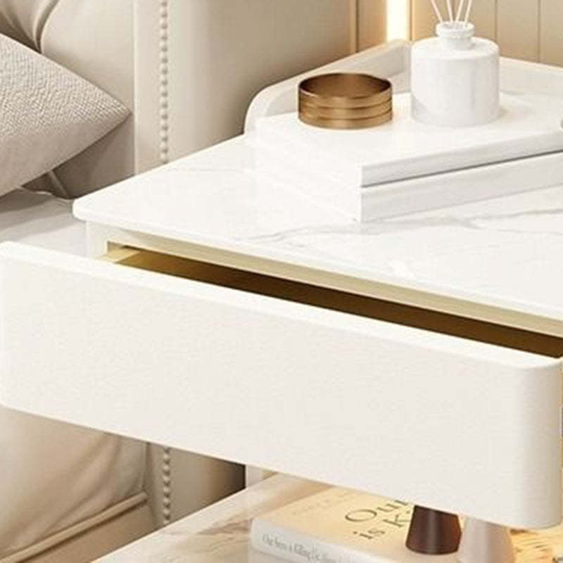 Contemporary Rock Nightstand 2-Drawer