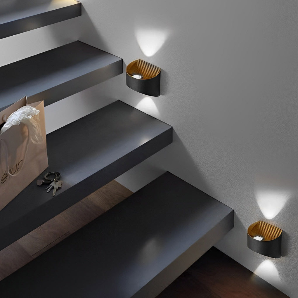 Unique Up and Down Lighting LED Waterproof Modern Exterior Wall Lights-Lighom