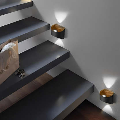 Unique Up and Down Lighting LED Waterproof Modern Exterior Wall Lights-Lighom