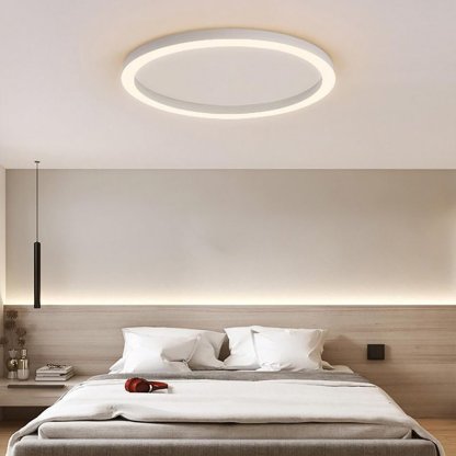 16" Modern Simple Circle Dimmable Flush Mount