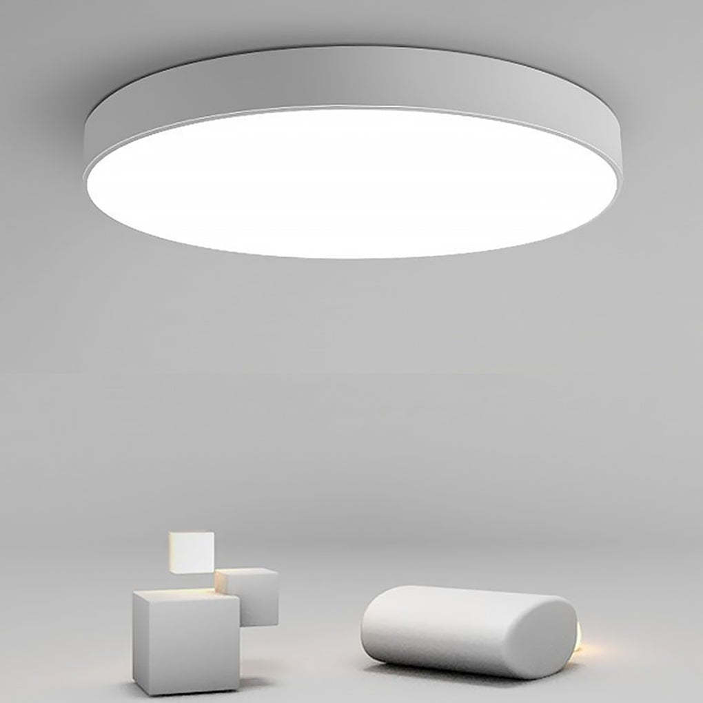 16" Round Dimmable Modern Flush Mount Remote Light
