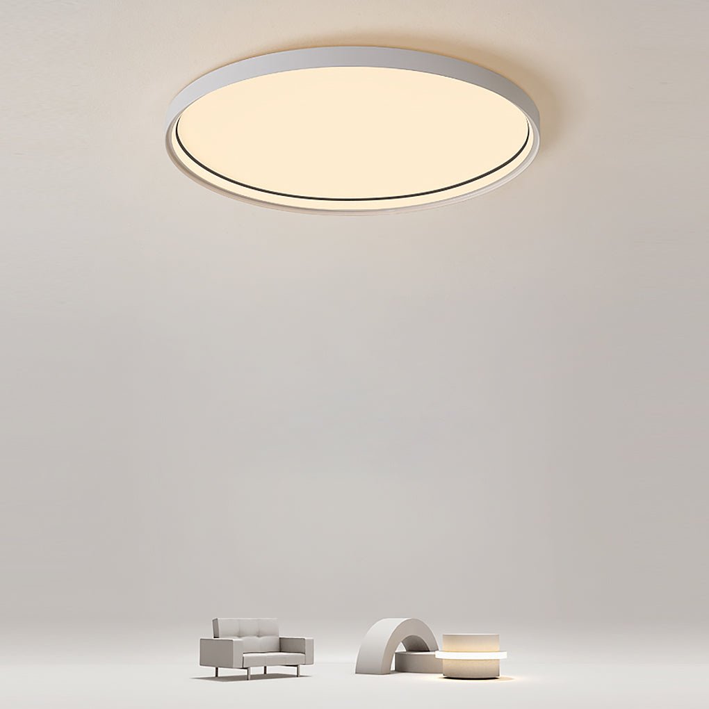 16" Single LED Acrylic Circle Flush Mount Edge Light