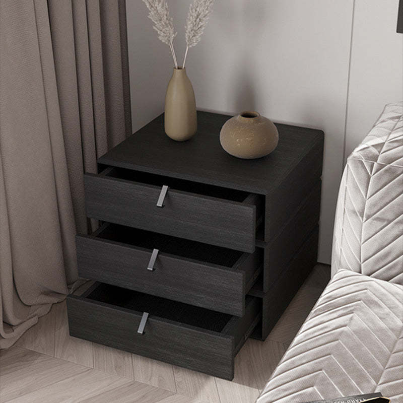Nordic Wood Rotatable 3-Drawer Nightstand