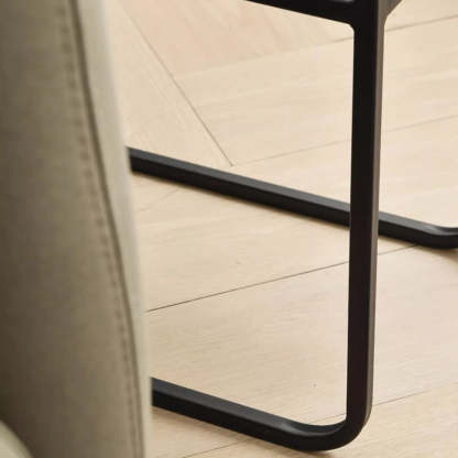 Modern Rectangular Iron 4-Leg Side Table