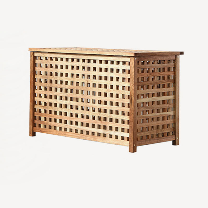Japanese Square Wood Metal Coffee Table