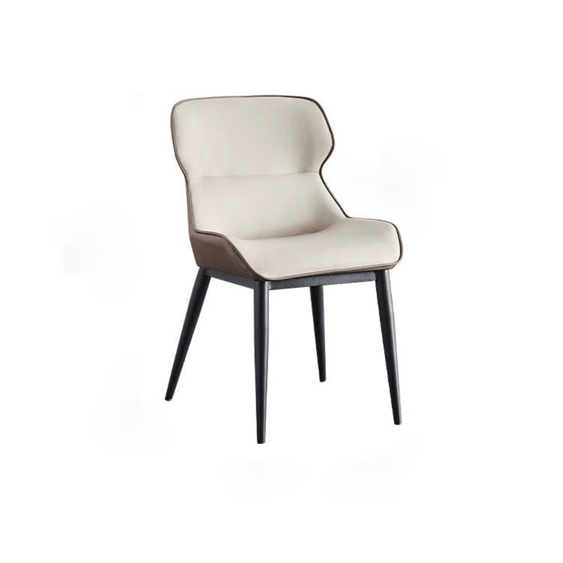 Microfiber Leather Upholstered Dining Chair
