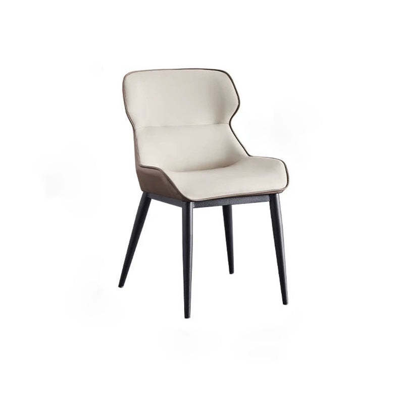 Microfiber Leather Upholstered Dining Chair