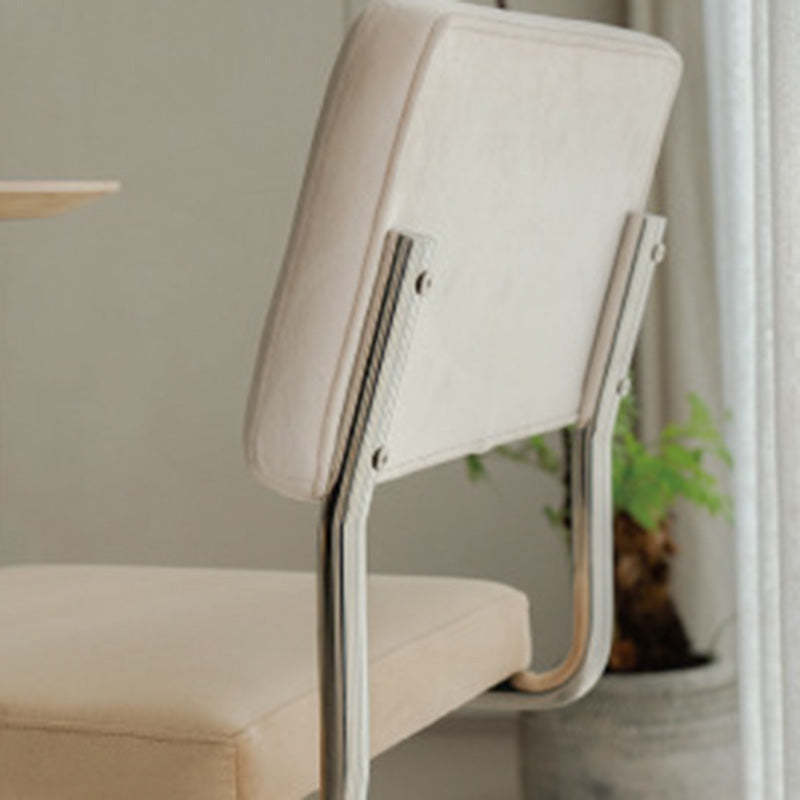 Nordic Fabric Steel Bracket Dining Chair