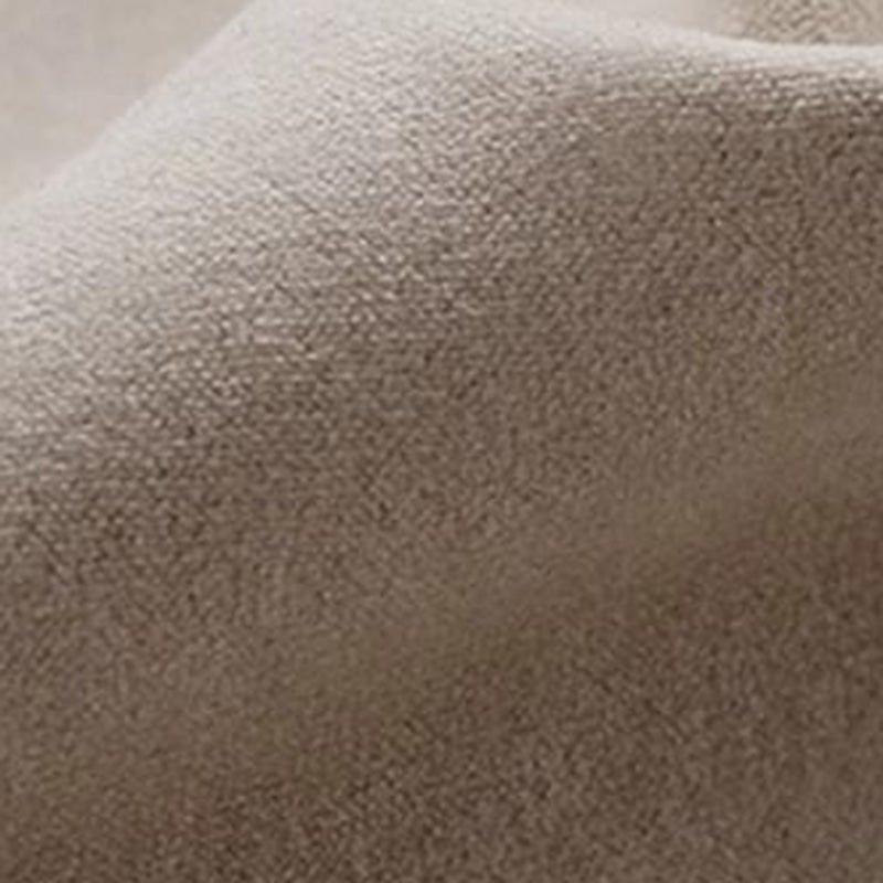 Nordic Velvet Rabbit-Ear Vanity Stool — White + Brown - PU Leather