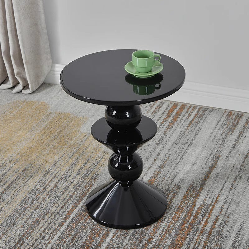 Nordic Resin Lacquer Side Table