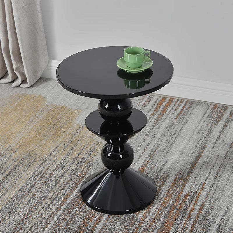 Nordic Resin Lacquer Side Table