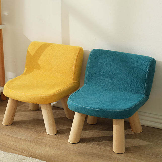Contemporary Solid Wood Chair — Dark Gray