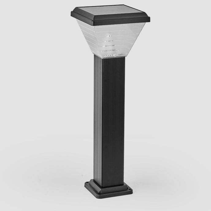 Minimalist Square Cylinder Solar LED Outdoor Light