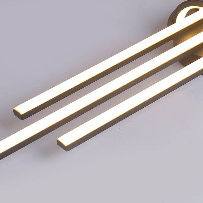 Minimalist Long LED Flush Mount Light