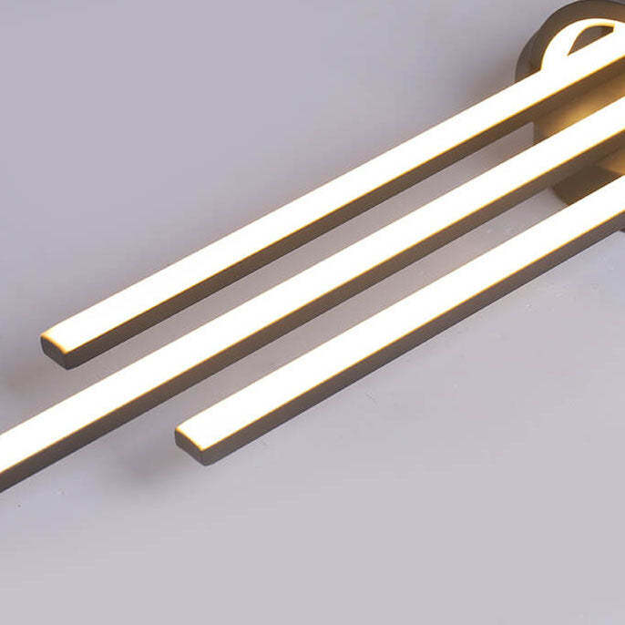 Minimalist Long LED Flush Mount Light