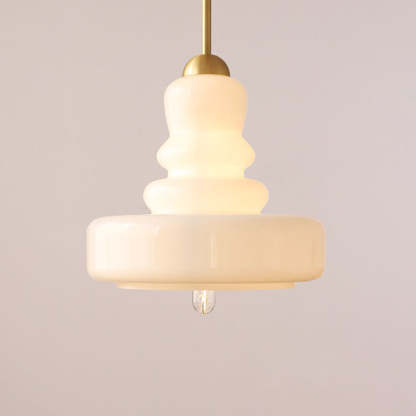 Modern Colorful Glass Gourd Pendant Light