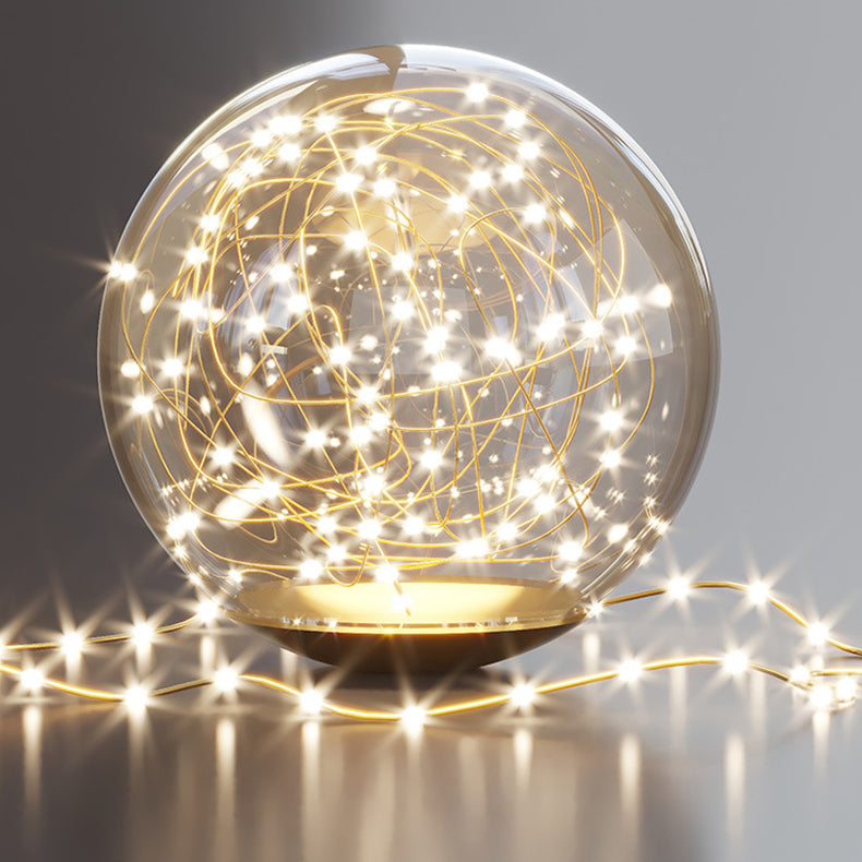 Modern Art Deco Iron Ring Star LED Pendant