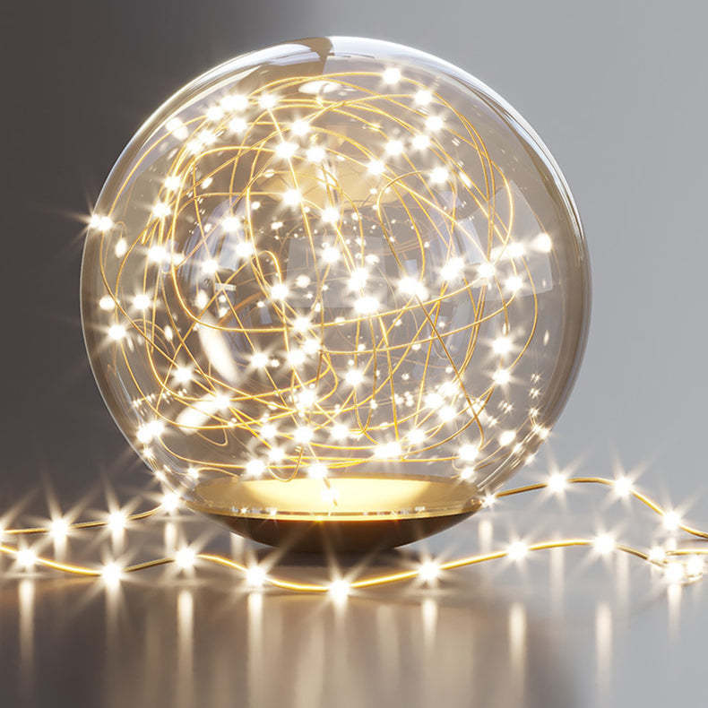 Modern Art Deco Iron Ring Star LED Pendant