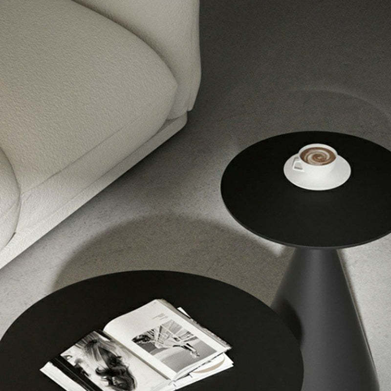 Minimalist Cone Aluminum End Table