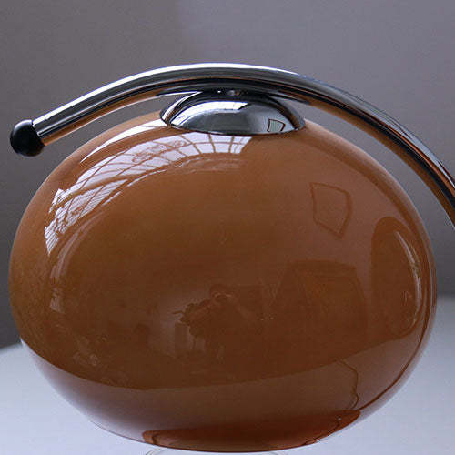 Vintage Glass Dome Solid Wood Melting Wax Table Lamp