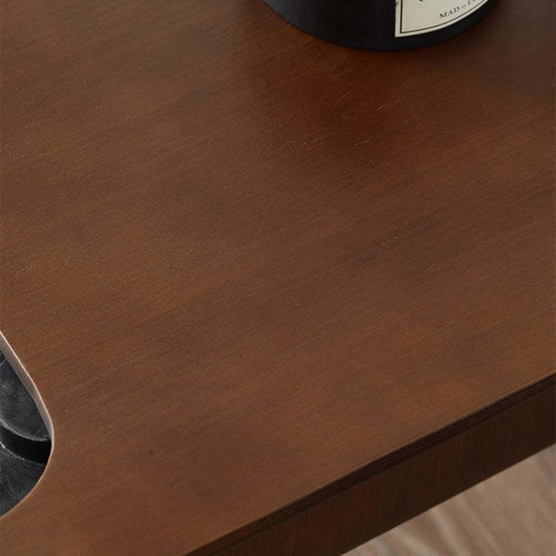 Minimalist Wood Storage End Table