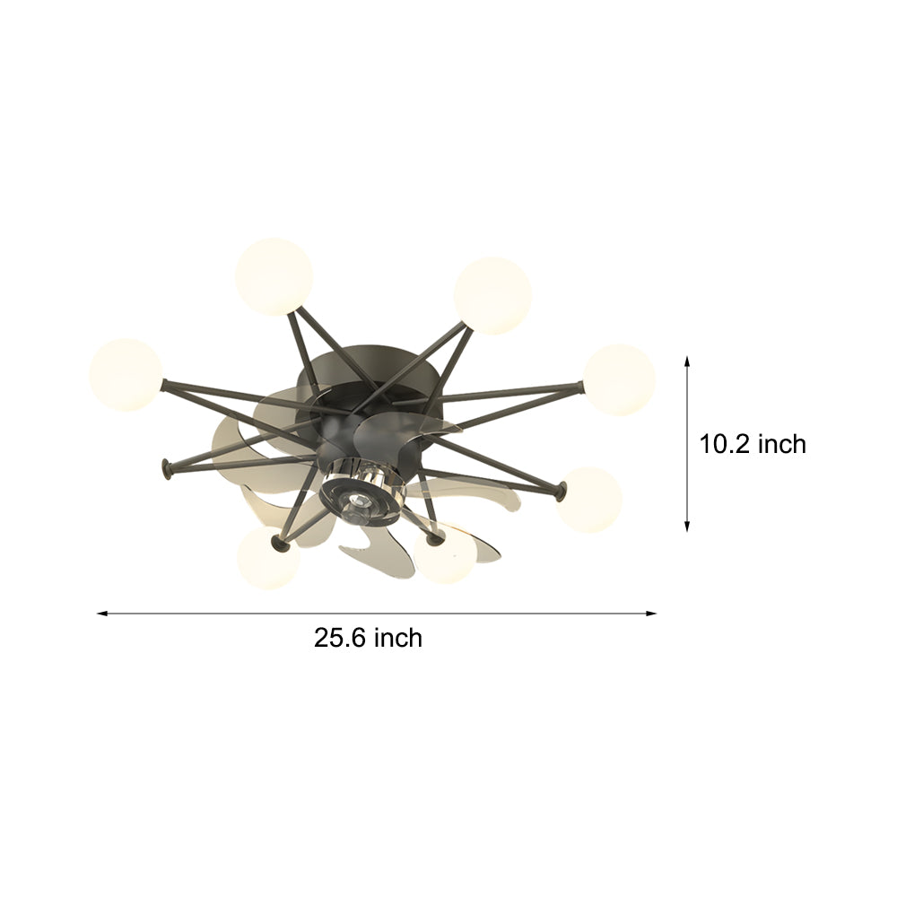 Star Ball 3-Step Modern Fan