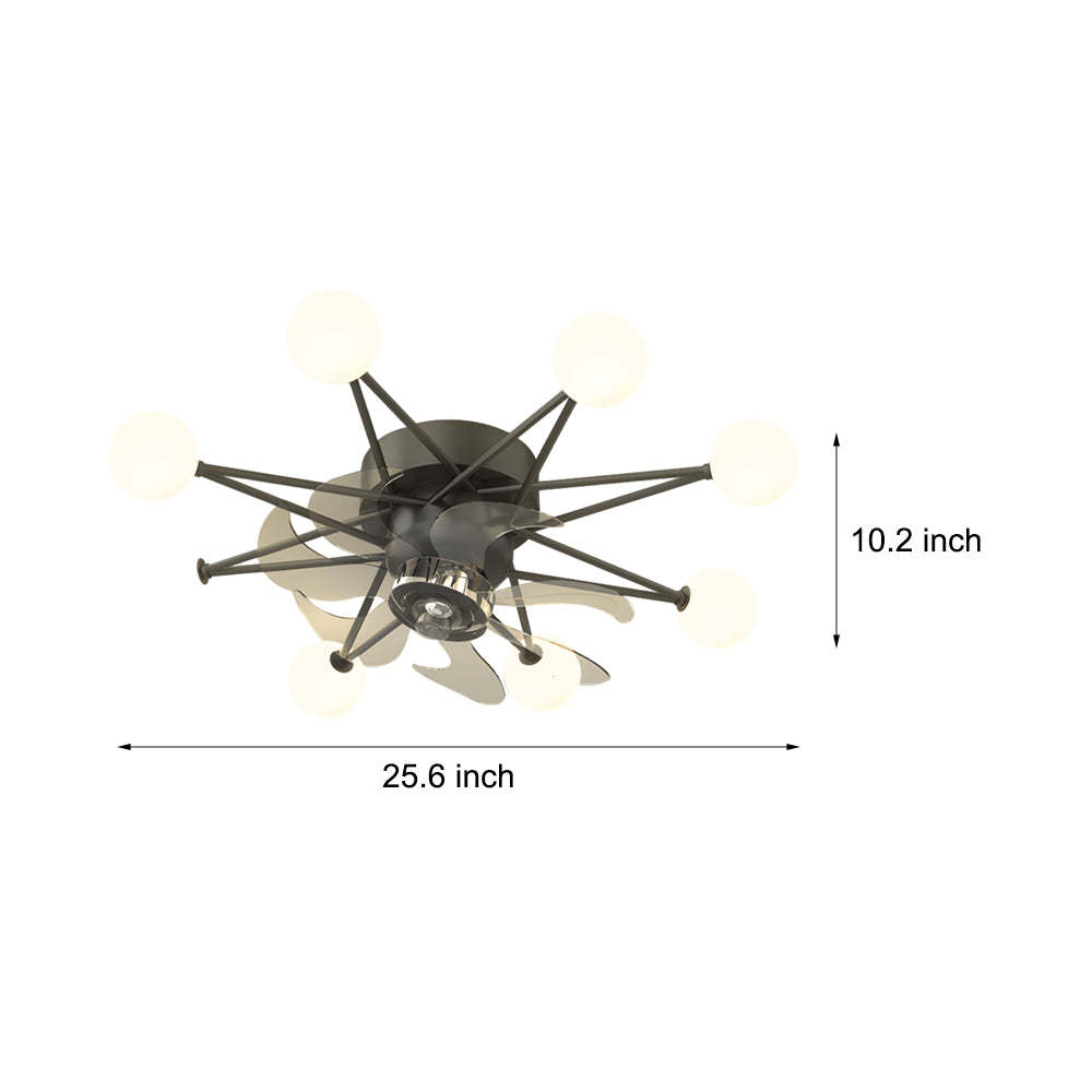Star Ball 3-Step Modern Fan