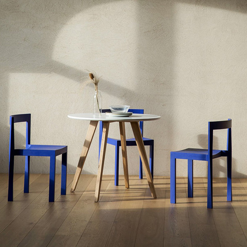 Minimalist Rectangular Wood Chair